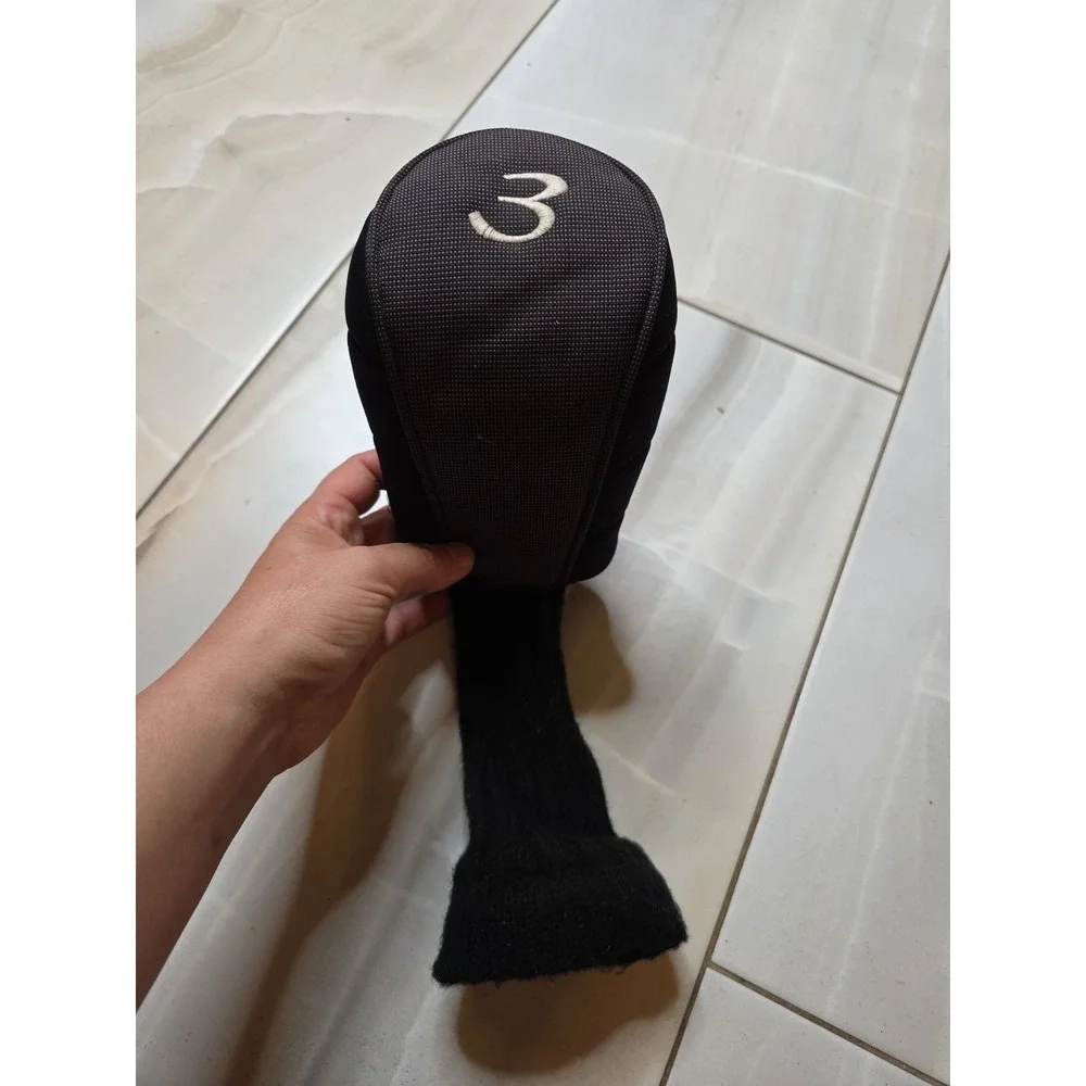 3 IRON FUZZY SOCK HEADCOVER BLACK RH‎ OR LH